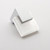 Sietto Hardware - Affinity Collection - White Base Knob - Polished Chrome - K-1201