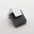 Sietto Hardware - Affinity Collection - Slate Gray Base Knob - Polished Chrome - K-1202