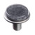 Sietto Hardware - Geometric Collection - Round Slate Grey On Round Knob - Satin Nickel - R-1301