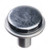 Sietto Hardware - Geometric Collection - Round Irid Black On Round Knob - Satin Nickel - R-1302