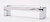 Sietto Hardware - Skyline Collection - Clear Base Pull 128" mm (c-c) - Polished Chrome - P-1800