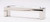 Sietto Hardware - Skyline Collection - Clear Base Pull 128" mm (c-c) - Polished Nickel - P-1800
