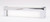 Sietto Hardware - Skyline Collection - White Base Pull 128" mm (c-c) - Polished Chrome - P-1801