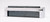 Sietto Hardware - Skyline Collection - Irid Black Base Pull 128" mm (c-c) - Polished Chrome - P-1802