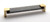 Sietto Hardware - Affinity Collection - Slate Grey Base Pull 8" (c-c) - Satin Brass - P-1202-8