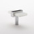 Sietto Hardware - Adjustable Collection - White Base Knob - Polished Chriome Base - K-1901