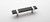 Sietto Hardware - Adjustable Collection - 5.5" Black Base Pull (c-c) - Polished Chrome - P-1903-5.5