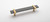 Sietto Hardware - Adjustable Collection - 7" Slate Gray Base Pull (c-c) - Satin Brass - P-1902-7