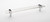 Sietto Hardware - Adjustable Collection - 9" Clear Base Pull (c-c) - Polished Chrome - P-1900-9