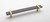 Sietto Hardware - Adjustable Collection - 9" Slate Gray Base Pull (c-c) - Satin Brass - P-1902-9