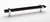 Sietto Hardware - Adjustable Collection - 9" Black Base Pull (c-c) - Polished Chrome - P-1903-9