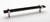 Sietto Hardware - Adjustable Collection - 9" Black Base Pull (c-c) - Satin Nickel - P-1903-9