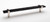 Sietto Hardware - Adjustable Collection - 9" Black Base Pull (c-c) - Polished Nickel - P-1903-9