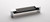 Sietto Hardware - Affinity Collection - Black Base Pull 5 5/8" (c-c) - Polished Chrome - P-1203