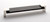 Sietto Hardware - Affinity Collection - Black Base Pull 8" (c-c) - Polished Nickel - P-1203-8