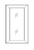 Forevermark Ice White Shaker Kitchen Cabinet - W1536GD-AW