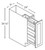 Forevermark Townsquare Grey Kitchen Cabinet - BFP09-TS