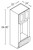 Forevermark Townsquare Grey Kitchen Cabinet - OC3384-TS