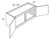 JSI Cabinetry Amesbury Mist Slab Kitchen Cabinet W3615-AM