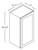 Forevermark Petit White Kitchen Cabinet - W2130-PW
