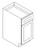 Forevermark Petit White Kitchen Cabinet - FB24-PW