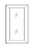 Forevermark Petit White Kitchen Cabinet - W3030BGD-PW