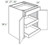 JSI Cabinetry Amesbury Mist Slab Kitchen Cabinet B30RT-AM