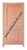 Prestige Entries - Two Panel Top Rail Arch Single Unit<br><br>1 3/4" x 3'0" W x 6'8" H<br>Mahogany<br>Factory Pre-Hung with 6 9/16" Jambs