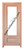 Prestige Entries - Full Lite 1 Lite 1 Panel Single Square<br>Aquatex Insulated Glass<br>1 3/4" x 3'0" W x 8'0" H<br>Mahogany<br>Factory Pre-Hung with 6 9/16" Jambs