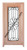 Prestige Entries - Full Lite with Grille and Glass 1 Lite Single Square<br>Bevel Insulated Glass<br>1 3/4" x 3'0" W x 6'8" H<br>Mahogany<br>Factory Pre-Hung with 4 9/16" Jambs
