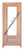 Prestige Entries - Full Lite 1 Lite 1 Panel Single Square<br>Bevel Insulated Glass<br>1 3/4" x 3'0" W x 8'0" H<br>Mahogany<br>Factory Pre-Hung with 6 9/16" Jambs