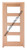 Prestige Entries - 4 Lite Square Top Modern TDL<br> Pattern Insulated Glass<br>1 3/4" x 3'0" W x 6'8" H <br>Mahogany<br>Factory Pre-Hung with 6 9/16" Jambs