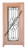 Prestige Entries - Full Lite with Grille and Glass 1 Lite Single Square<br>Clear Insulated Glass<br>1 3/4" x 3'0" W x 6'8" H<br>Mahogany<br>Factory Pre-Hung with 6 9/16" Jambs