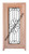Prestige Entries - Full Lite with Grille and Glass 1 Lite Single Square<br>Cotswold Insulated Glass<br>1 3/4" x 3'0" W x 6'8" H<br>Mahogany<br>Factory Pre-Hung with 6 9/16" Jambs
