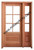 Prestige Entries - 6 Lite 1 Panel with 14 3 Lite 1 Panel Sidelite<br>Beveled Insulated Glass Door<br>Clear Flat Insulated Glass Transom<br>1 3/4" x 4'2" W x 6'8" H Single door with Single Sidelite Sidelite Mahogany<br>Factory Pre-Hung with 4 9/16" Jambs