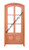 Prestige Entries - 6 Lite 2 Panel Arch Top with wide center mullion<br>Beveled Insulated Glass<br>1 3/4" x 3'6" W x 8'0" H<br>Alder<br>Factory Pre-Hung with 6 9/16" Jambs