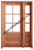 Prestige Entries - 6 Lite 1 Panel Single Sidelite Unit<br>Beveled or Flemish Insulated Glass<br>1 3/4" x 4'2" W x 6'8" H<br>Single/Double Sidelites Mahogany<br>Factory Pre-Hung with 4 9/16" Jambs