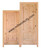 Prestige Entries - Two Panel Top Rail Arch Double Unit<br><br>1 3/4" x 6'0" W x 8'0" H<br>Alder<br>Factory Pre-Hung with 6 9/16" Jambs