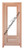 Prestige Entries - Full Lite 1 Lite 1 Panel Double Square<br>Open Insulated Glass<br>1 3/4" x 6'0" W x 8'0" H<br>Mahogany<br>Factory Pre-Hung with 6 9/16" Jambs