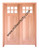 Prestige Entries - 6 Lite 2 flat panel/square sticking craftsman<br>Clear Flat Insulated Glass<br>1 3/4" x 6'0" W x 8'0" H <br>Mahogany<br>Factory Pre-Hung with 4 9/16" Jambs
