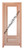 Prestige Entries - Full Lite 1 Lite 1 Panel Double Square<br>Bevel Insulated Glass<br>1 3/4" x 6'0" W x 8'0" H<br>Mahogany<br>Factory Pre-Hung with 4 9/16" Jambs