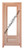 Prestige Entries - Full Lite 1 Lite 1 Panel Double Square<br>Beveled or Flemish Insulated Glass<br>1 3/4" x 6'0" W x 8'0" H<br>Mahogany<br>Factory Pre-Hung with 6 9/16" Jambs