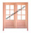 Prestige Entries - 6 Lite 1 Panel<br>Beveled or Flemish Insulated Glass<br>1 3/4" x 6'0" W x 8'0" H<br>Mahogany<br>Factory Pre-Hung with 6 9/16" Jambs