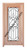 Prestige Entries - Full Lite with Grille and Glass 1 Lite Double Square<br>Aquatex Insulated Glass<br>1 3/4" x 6'0" W x 6'8" H<br>Mahogany<br>Factory Pre-Hung with 4 9/16" Jambs