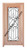 Prestige Entries - Full Lite with Grille and Glass 1 Lite Double Square<br>Clear Insulated Glass<br>1 3/4" x 6'0" W x 6'8" H<br>Mahogany<br>Factory Pre-Hung with 6 9/16" Jambs