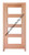Prestige Entries - Modern 4 Lite Double Square<br>Satin Insulated Glass<br>1 3/4" x 6'0" W x 6'8" H<br>Mahogany<br>Factory Pre-Hung with 4 9/16" Jambs