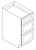 Forevermark Gramercy White Kitchen Cabinet - DB12-GW