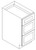 Forevermark Gramercy White Kitchen Cabinet - DB18-GW