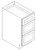 Forevermark Gramercy White Kitchen Cabinet - DB36-GW