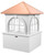 Good Directions Smithsonian Arlington Vinyl Cupola with Copper Roof 26" x 37" 4226SW